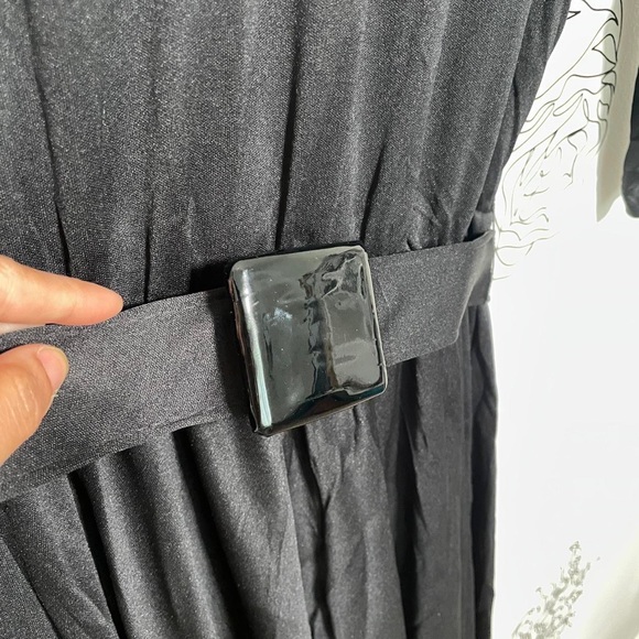 Vintage Black Belted Sleeve Dress CHAPTER TWO - Picture 2 of 3